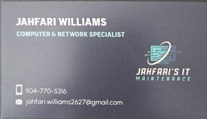 Jahfari Williams - Computer Specialist - Sponsor
