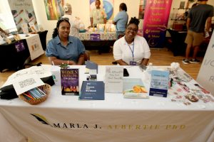 07/18/26 —Jacksonville, FL — Photo by Christina Stuart/Christina Stuart Photography — LITERARY INDULGENCE — Authors, bookstore owners and attendees enjoy the 3td annual Literary Indulgence Book Festival at Florida State College Jacksonville Kent campus on Saturday, July 19, 2026.