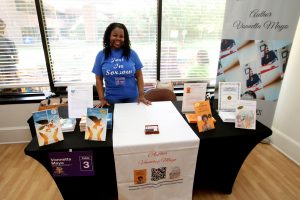 07/18/26 —Jacksonville, FL — Photo by Christina Stuart/Christina Stuart Photography — LITERARY INDULGENCE — Authors, bookstore owners and attendees enjoy the 3td annual Literary Indulgence Book Festival at Florida State College Jacksonville Kent campus on Saturday, July 19, 2026.