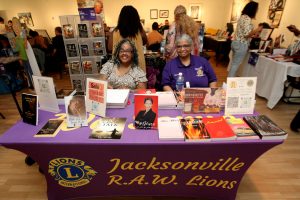 07/18/26 —Jacksonville, FL — Photo by Christina Stuart/Christina Stuart Photography — LITERARY INDULGENCE — Authors, bookstore owners and attendees enjoy the 3td annual Literary Indulgence Book Festival at Florida State College Jacksonville Kent campus on Saturday, July 19, 2026.