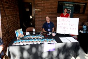 07/18/26 —Jacksonville, FL — Photo by Christina Stuart/Christina Stuart Photography — LITERARY INDULGENCE — Authors, bookstore owners and attendees enjoy the 3td annual Literary Indulgence Book Festival at Florida State College Jacksonville Kent campus on Saturday, July 19, 2026.