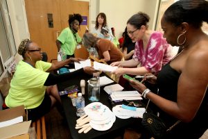 07/18/26 —Jacksonville, FL — Photo by Christina Stuart/Christina Stuart Photography — LITERARY INDULGENCE — Authors, bookstore owners and attendees enjoy the 3td annual Literary Indulgence Book Festival at Florida State College Jacksonville Kent campus on Saturday, July 19, 2026.