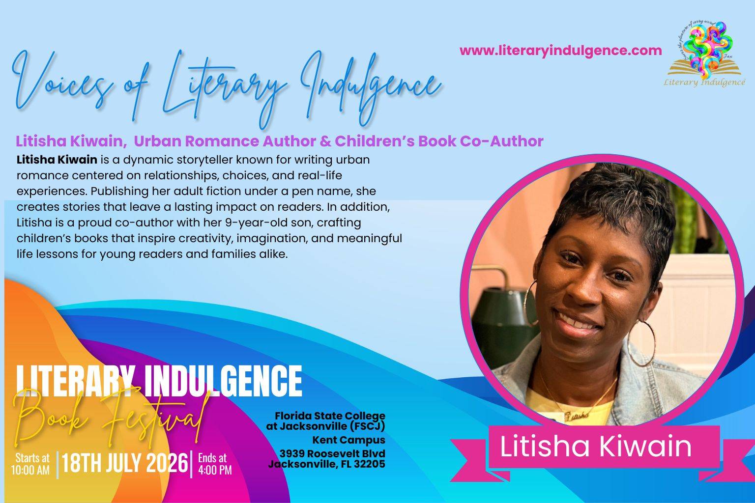 Author Litisha Kiwain
